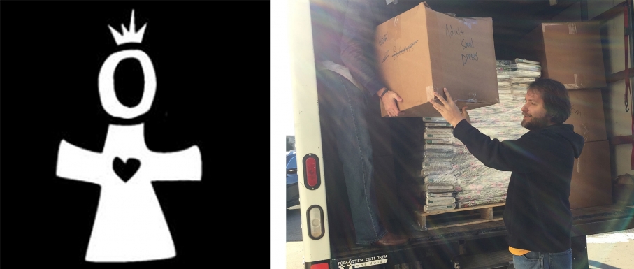 Loading a truck full of MJC for Forgotten Children Worldwide.